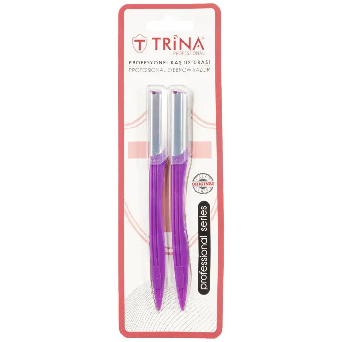 Trina Profesyonel Çelik 2li Kaş Usturası