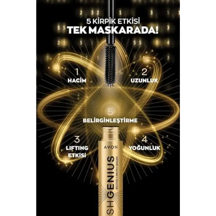 True Lash Genius 5 Etkili Maskara 10 Ml.