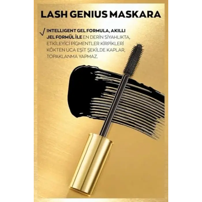 True Lash Genius 5 Etkili Maskara 10 Ml. İkili Set