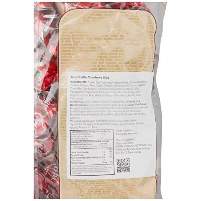 Truffle Çilekli 500 g. (1 Poşet)