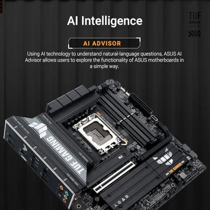 Tuf Gamıng B860M-Plus mATX Anakart, Intel LGA1851