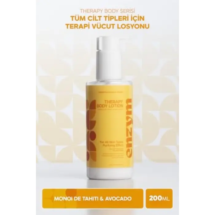 Tüm Cilt Tipleri İçin Terapi Vücut Losyonu 200mL