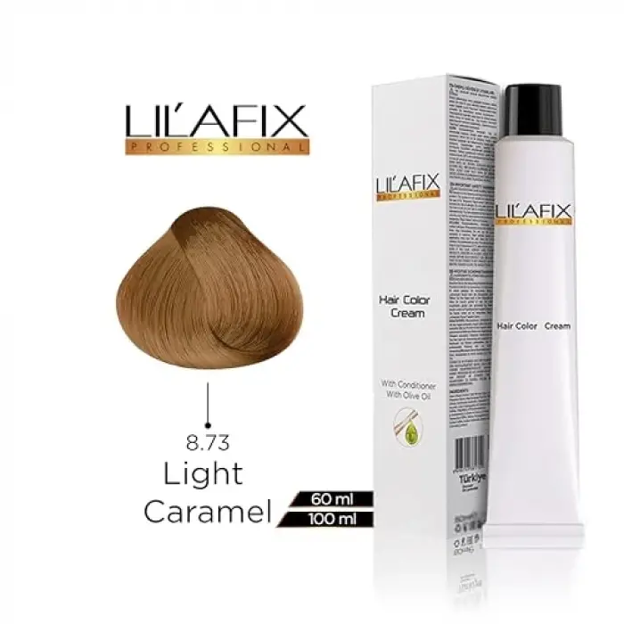 Tüp Saç Boyası 100 ml 8.73 Açık Karamel