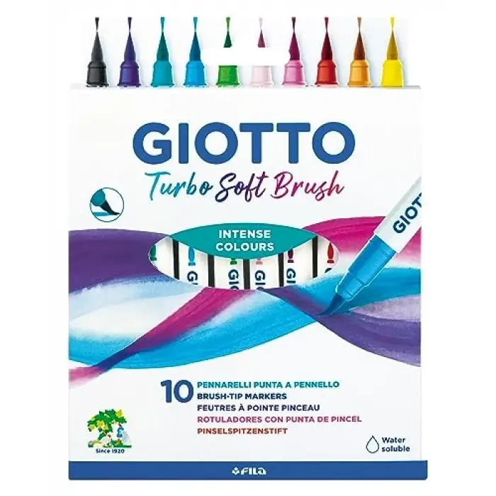 Turbo Brush Keçeli Kalem, 10 Adet