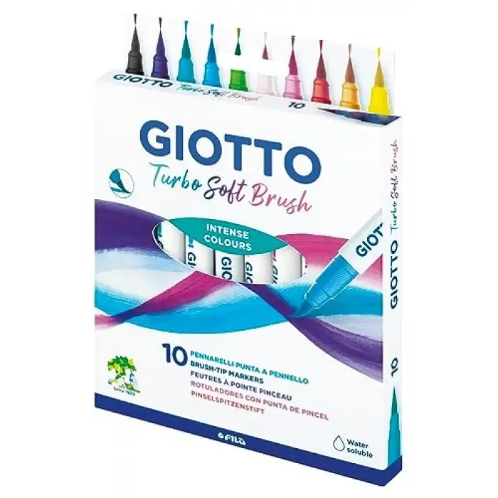 Turbo Brush Keçeli Kalem, 10 Adet
