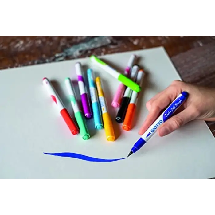 Turbo Brush Keçeli Kalem, 10 Adet