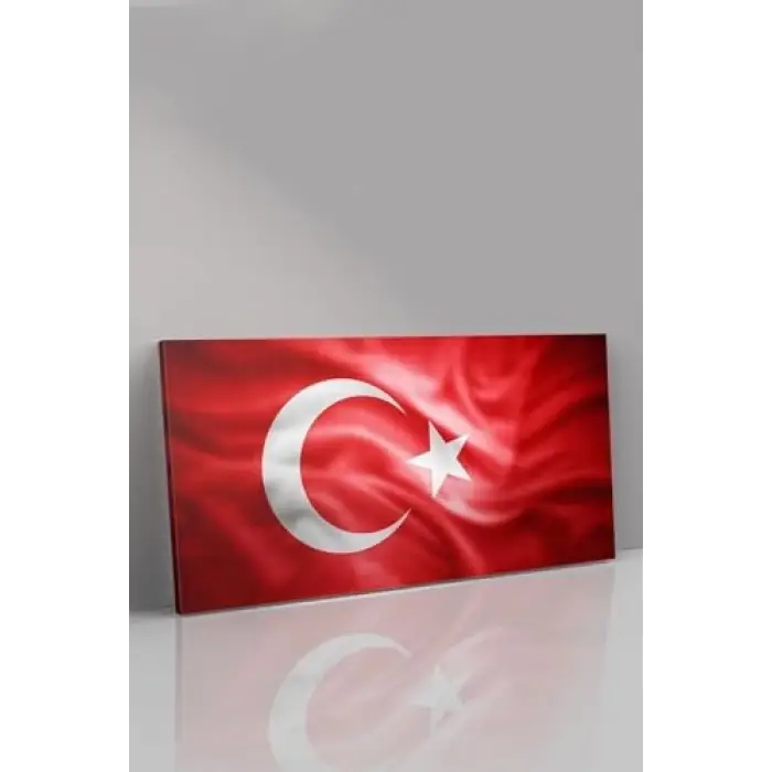 Türk Bayrağı Kanvas-canvas Tablo, 65 x 45
