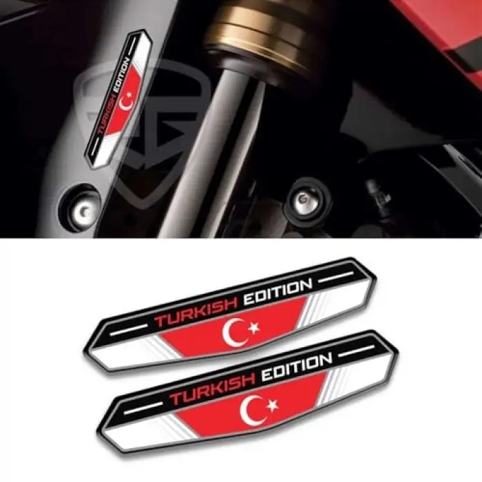 Türk Bayraklı Turkish Edition 3D Sticker