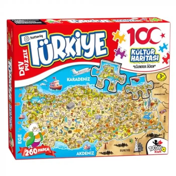 Türkiye Kültür Haritası Puzzle