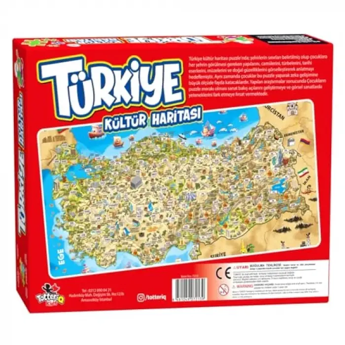 Türkiye Kültür Haritası Puzzle