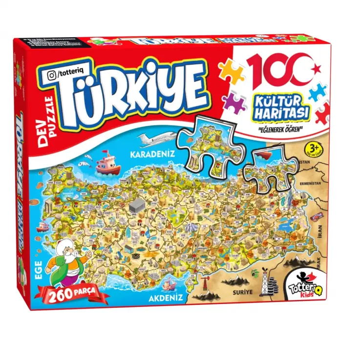 Türkiye Kültür Haritası Puzzle