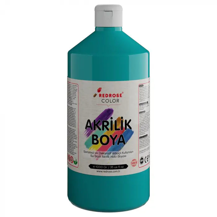 Turkuaz Akrilik Boya 1000 gr