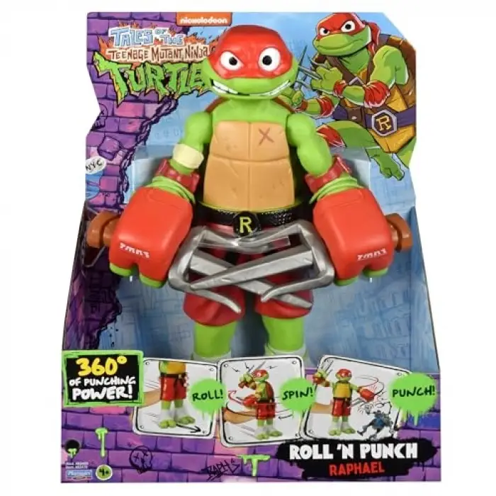 Turtles Roll N Punch Raphael Figürü