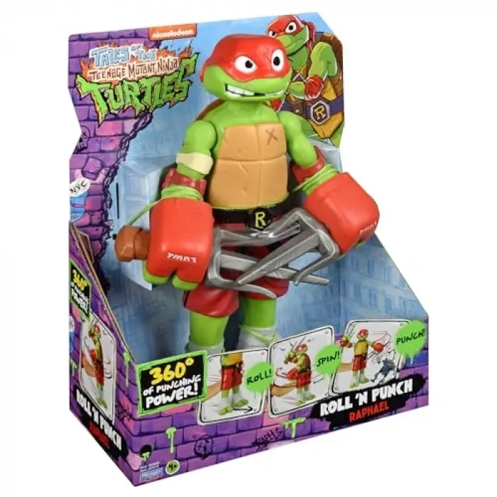 Turtles Roll N Punch Raphael Figürü
