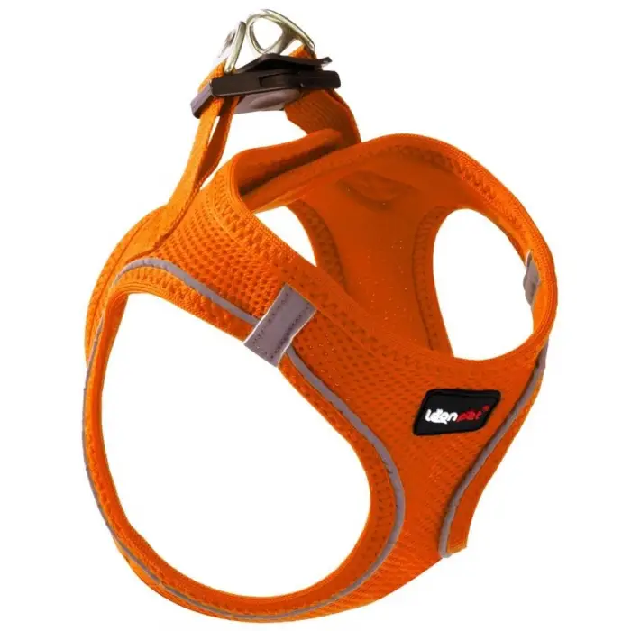 Turuncu Air Mesh Köpek Göğüs Tasması Medium