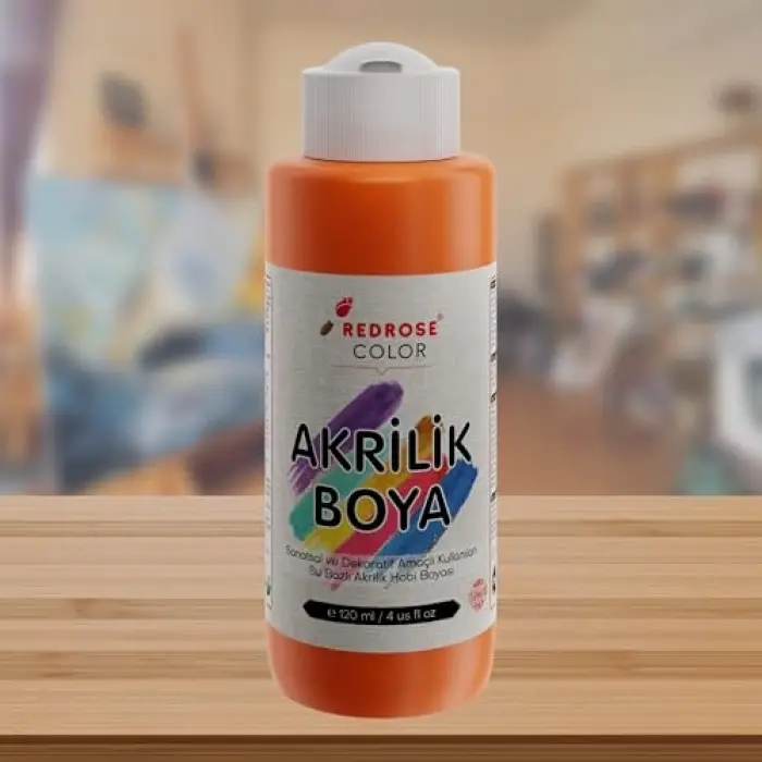 Turuncu Akrilik Boya 120 ml