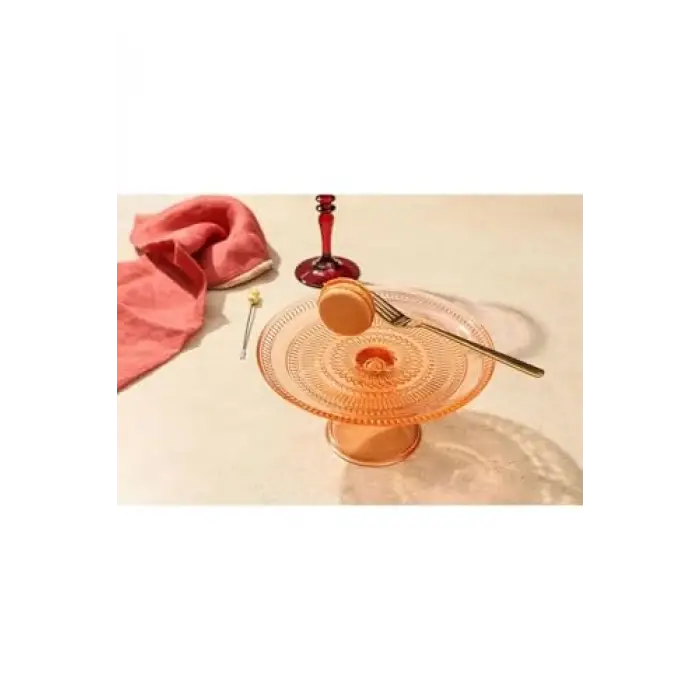 Turuncu Ayaklı Tabak, 17 cm