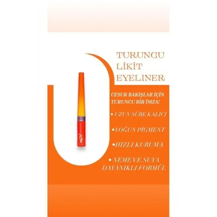 Turuncu Likit Eyeliner 3.5 g
