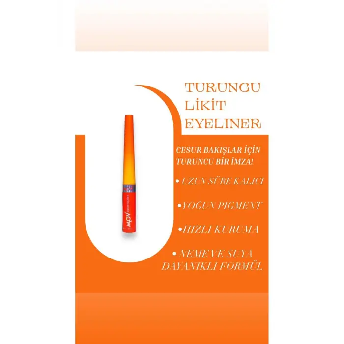 Turuncu Likit Eyeliner 3.5 g