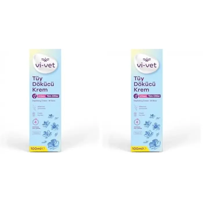 Tüy Dökücü Krem 100 mL 2li paket