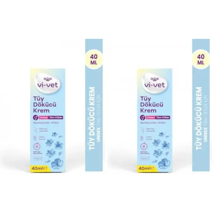 Tüy Dökücü Krem 100 mL 2li paket