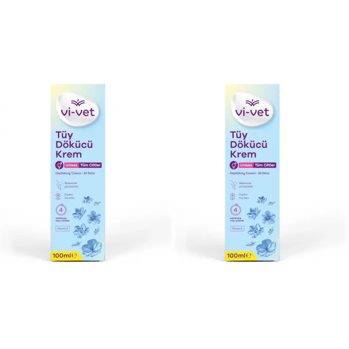 Tüy Dökücü Krem 100 mL 2li paket