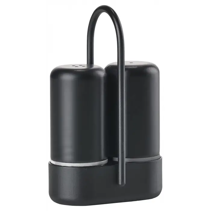 Tuz ve Biber Seti Tekli 6,5 x 3,3 x 8,9 cm Siyah