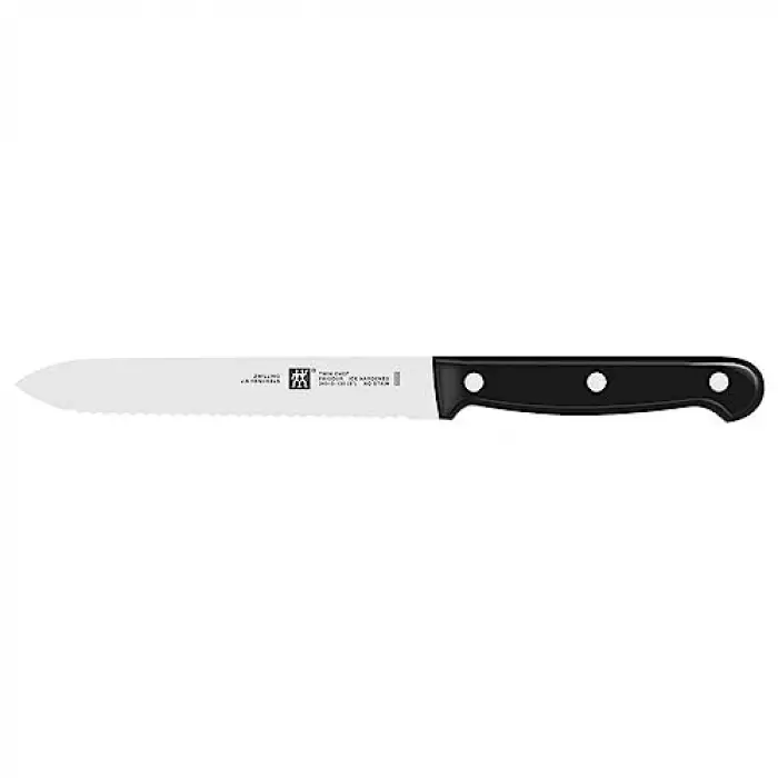 Twin Chef Çok Amaçlı Bıçak, Paslanmaz Çelik, Siyah