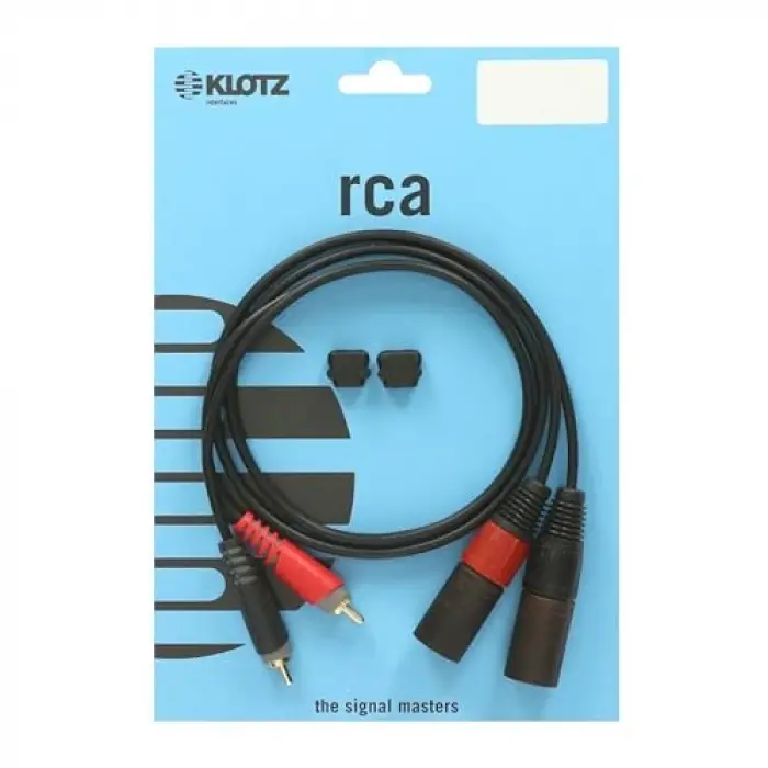 TwinKablo Siyah 2m 2x Rca - 2x Xlr Erkek