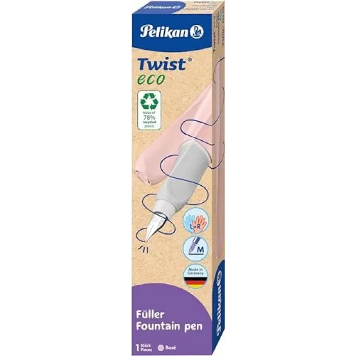 Twist Eco Dolma Kalem Pastel Pembe
