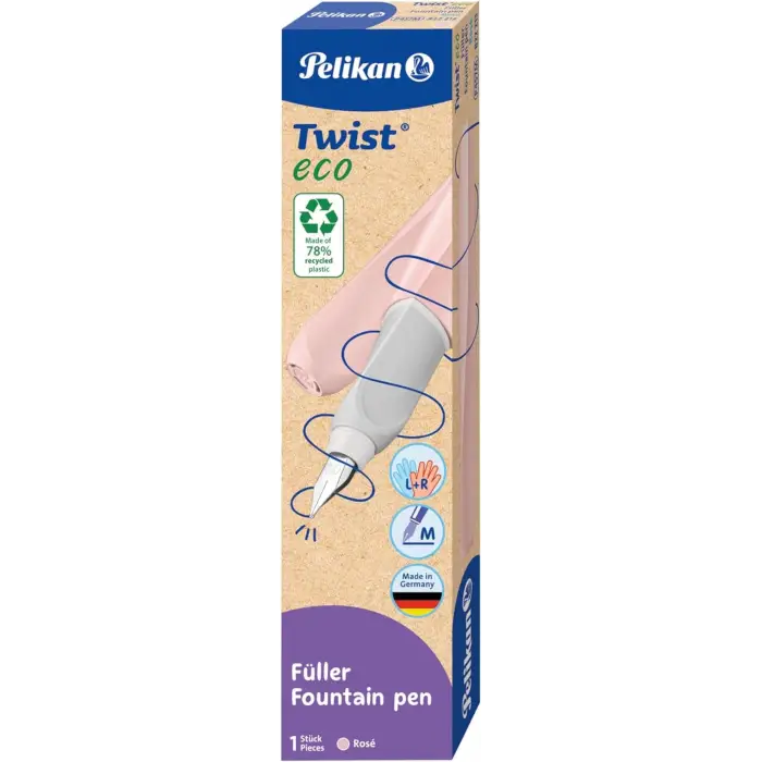 Twist Eco Dolma Kalem Pastel Pembe