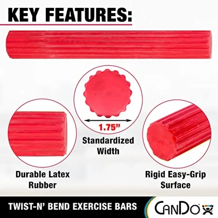 Twist-n-Bend® FlexBar, 6 Çeşit 30 cm (Kırmızı light)