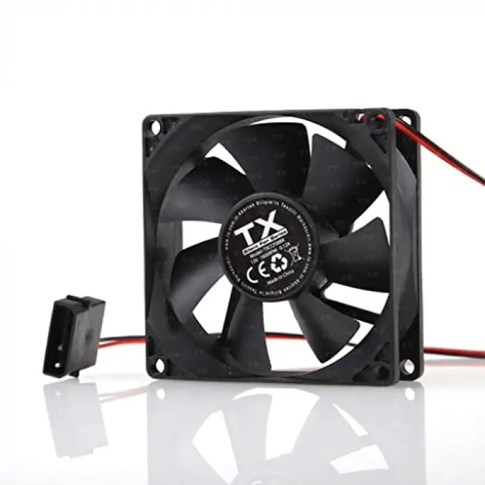 TXCCF08BK 8cm Siyah Kasa Fanı