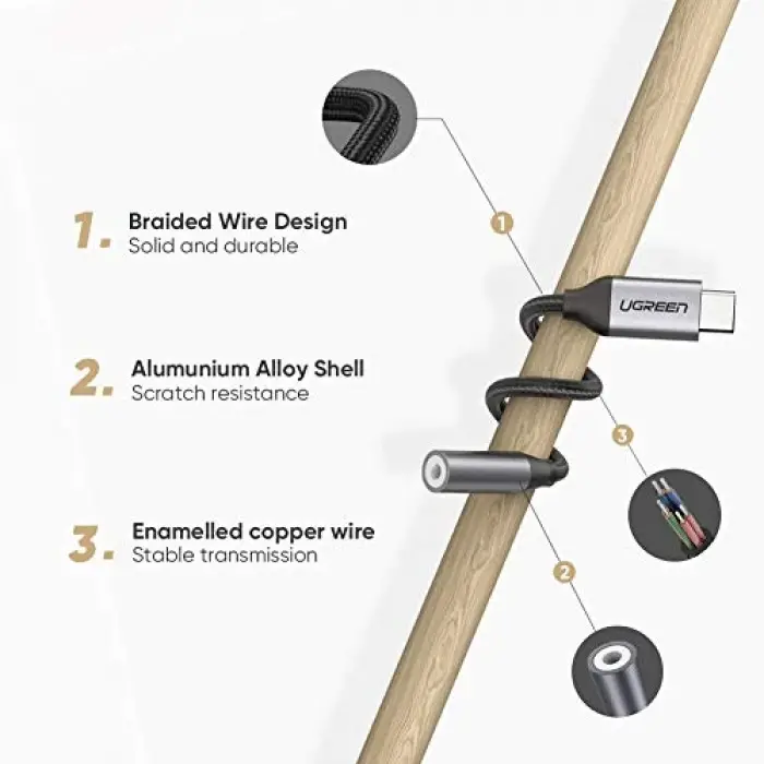 Type-C 3.5 mm Çevirici Aux Kablo