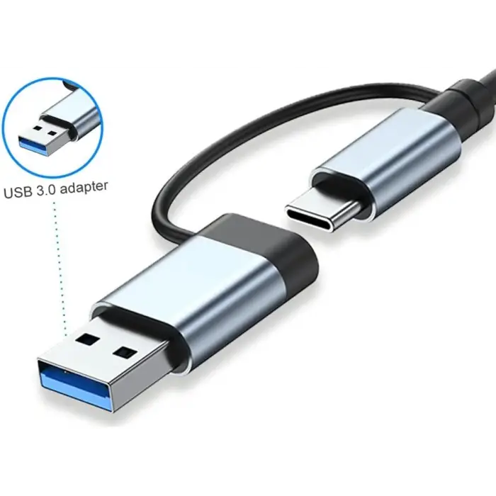 Type-C 7in1 Usb 3.0 Hub, USB/Type-c To USB A, USB C Macbook uyumlu Çevirici