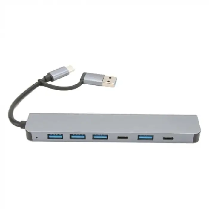 Type-C 7in1 Usb 3.0 Hub, USB/Type-c To USB A, USB C Macbook uyumlu Çevirici