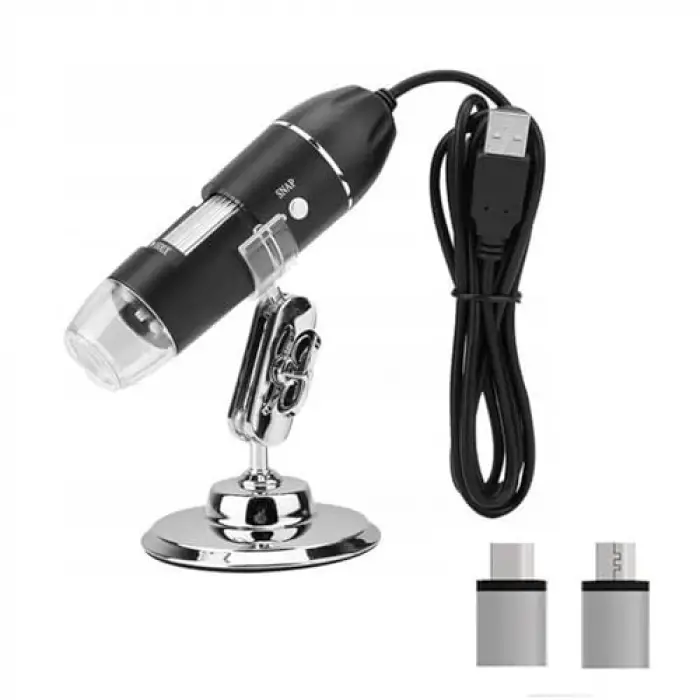 Type-c Micro Otgli 1000x Dijital Mikroskop USB HD Cmos 8 Led Digital Microscobe AL4076