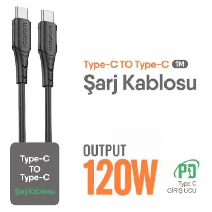 Type-C Power Delivery Ultra Hızlı Şarj Kablosu