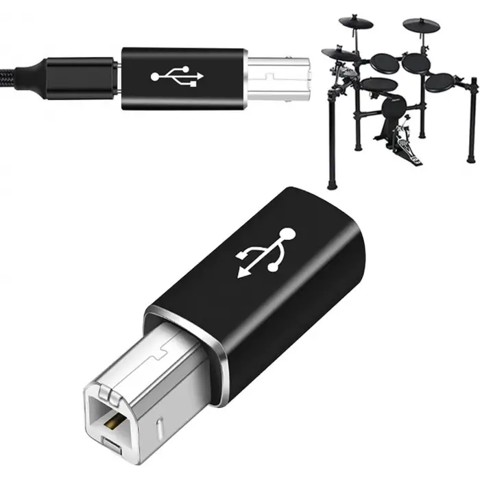 Type C To Usb B Midi Klavye Yazıcı Printer Çevirici Dönüştürücü Adaptör
