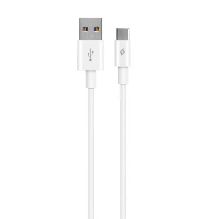 Type-C USB 2.0 5A Süper Hızlı 1m Şarj Kablosu, Beyaz