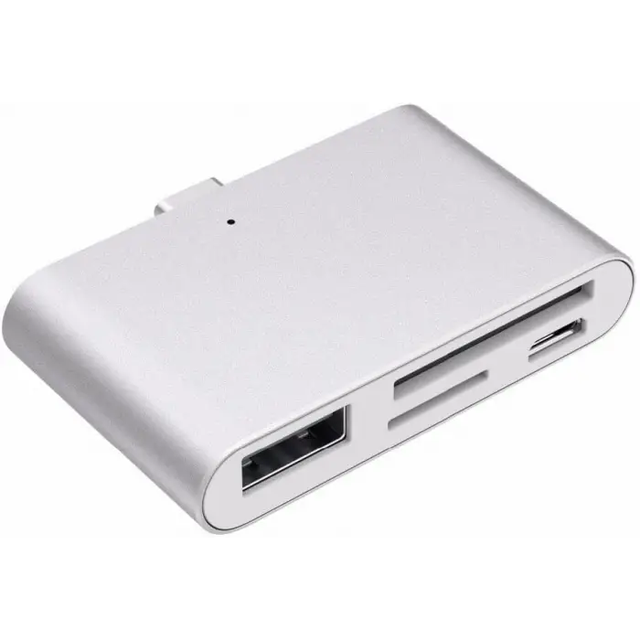 Type-C USB 3.1 SD, MicroSD ve TF kart okuyucu hub