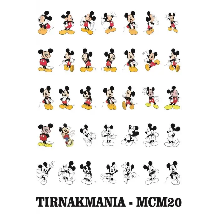 Üç Boyutlu Yapışkanlı Sticker Mcm-20 4194