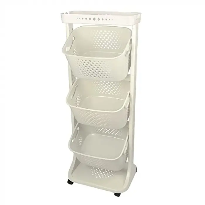 Üç Katlı Organizer Sepet - Sebzelik