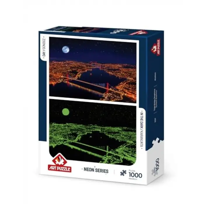 Üç Köprü, Bosphorus 1000 Parça Neon Puzzle