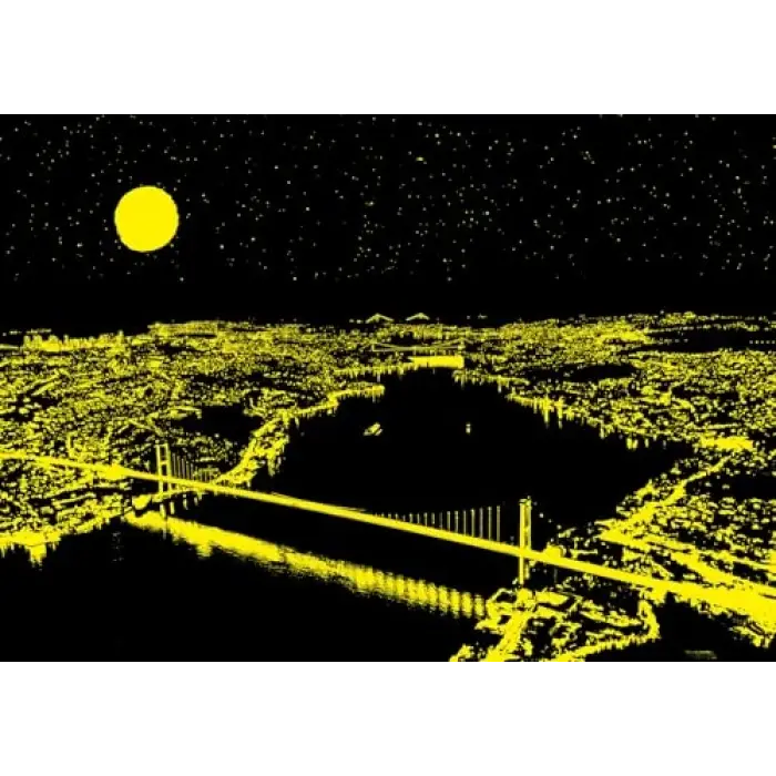 Üç Köprü, Bosphorus 1000 Parça Neon Puzzle