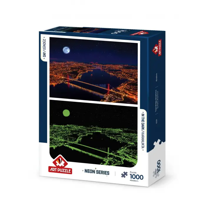 Üç Köprü, Bosphorus 1000 Parça Neon Puzzle