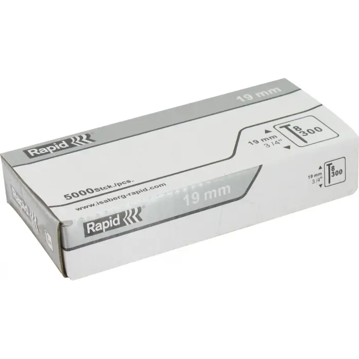 Uç, N ° 8 Agraf, yükseklik: 20 mm, 5000 uçlar