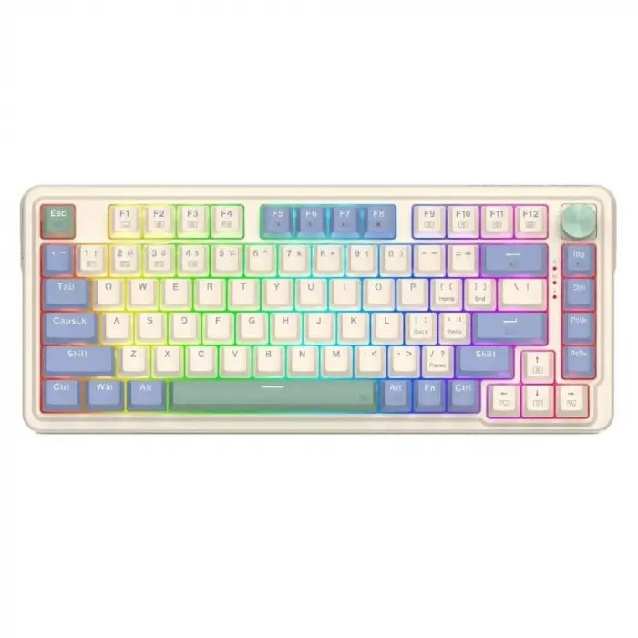 UCAL PRO K673WB-RGB-PRO Siyah Kablosuz Klavye