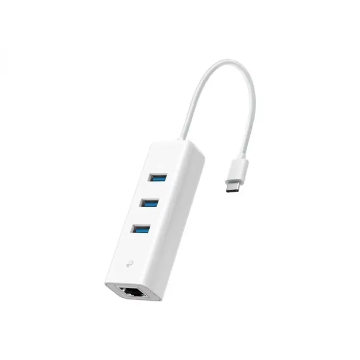 UE330C, USB Type-C den 3 adet Type-A 3.0 Hub ve Gigabit Ethernet Adaptörü