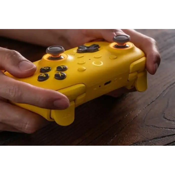 Ultimate 2 Bluetooth Controller for Switch/Switch 2 ve Windows PC, Tmr Joystickli Switch Pro Kumandası, Değiştirilebilir Hall Efekti/Dokunmatik Tetikleyiciler, Titreşim ve Hareket Kontrolü